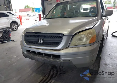 2004 Honda Pilot Ex-L из США, поврежденный, VIN 2HKYF186X4H538228